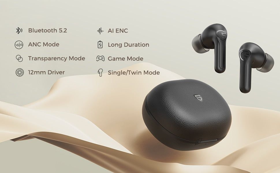 SoundPEATS Life Wireless Earbuds With ANC and AI ENC for Clear Calls | Hifi Media Store