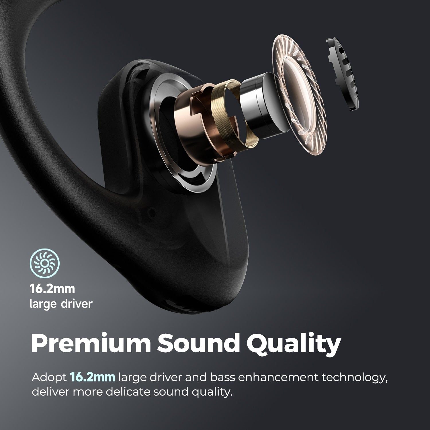 SoundPEATS RunFree Lite Bone Conduction Headphones | Hifi Media Store