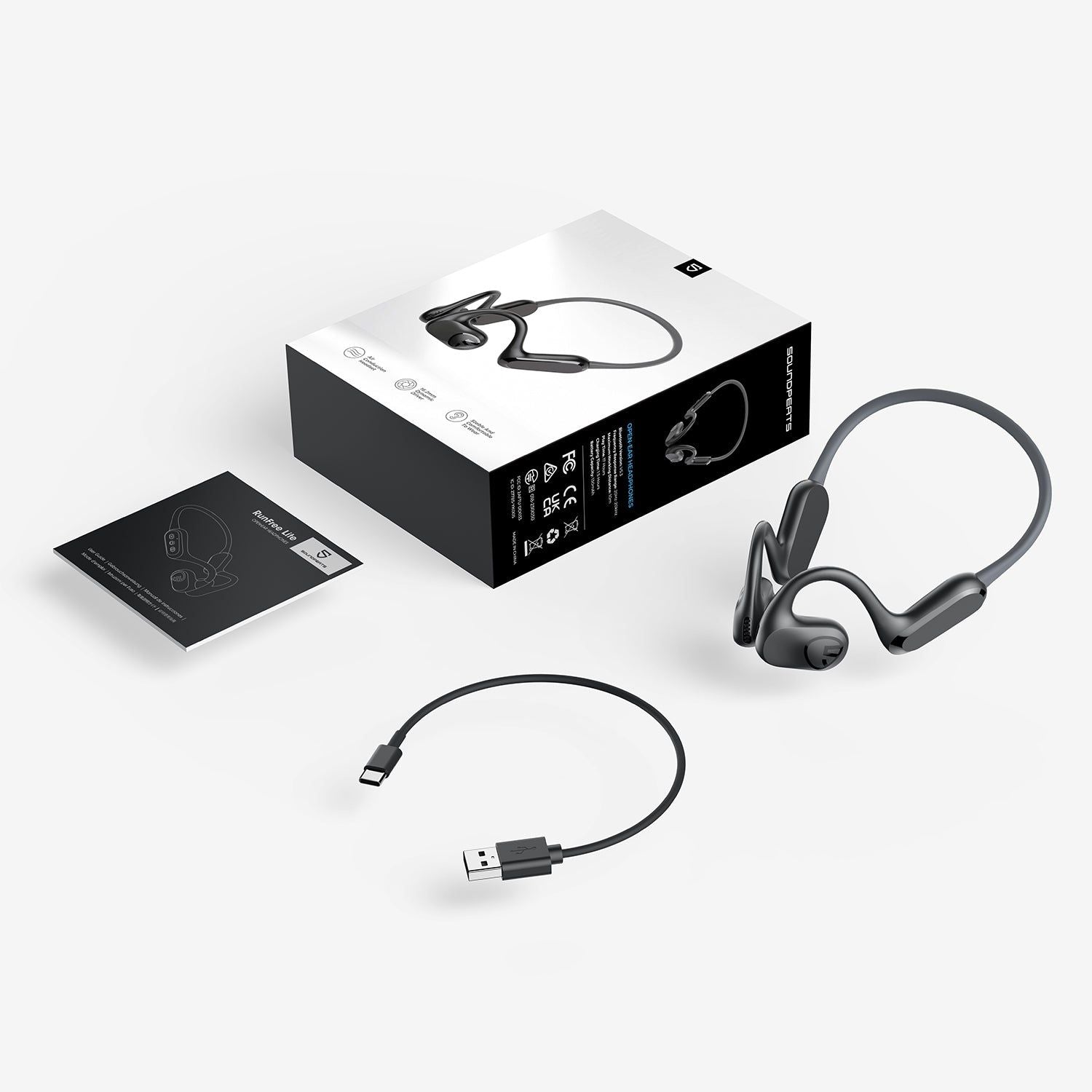 SoundPEATS RunFree Lite Bone Conduction Headphones | Hifi Media Store
