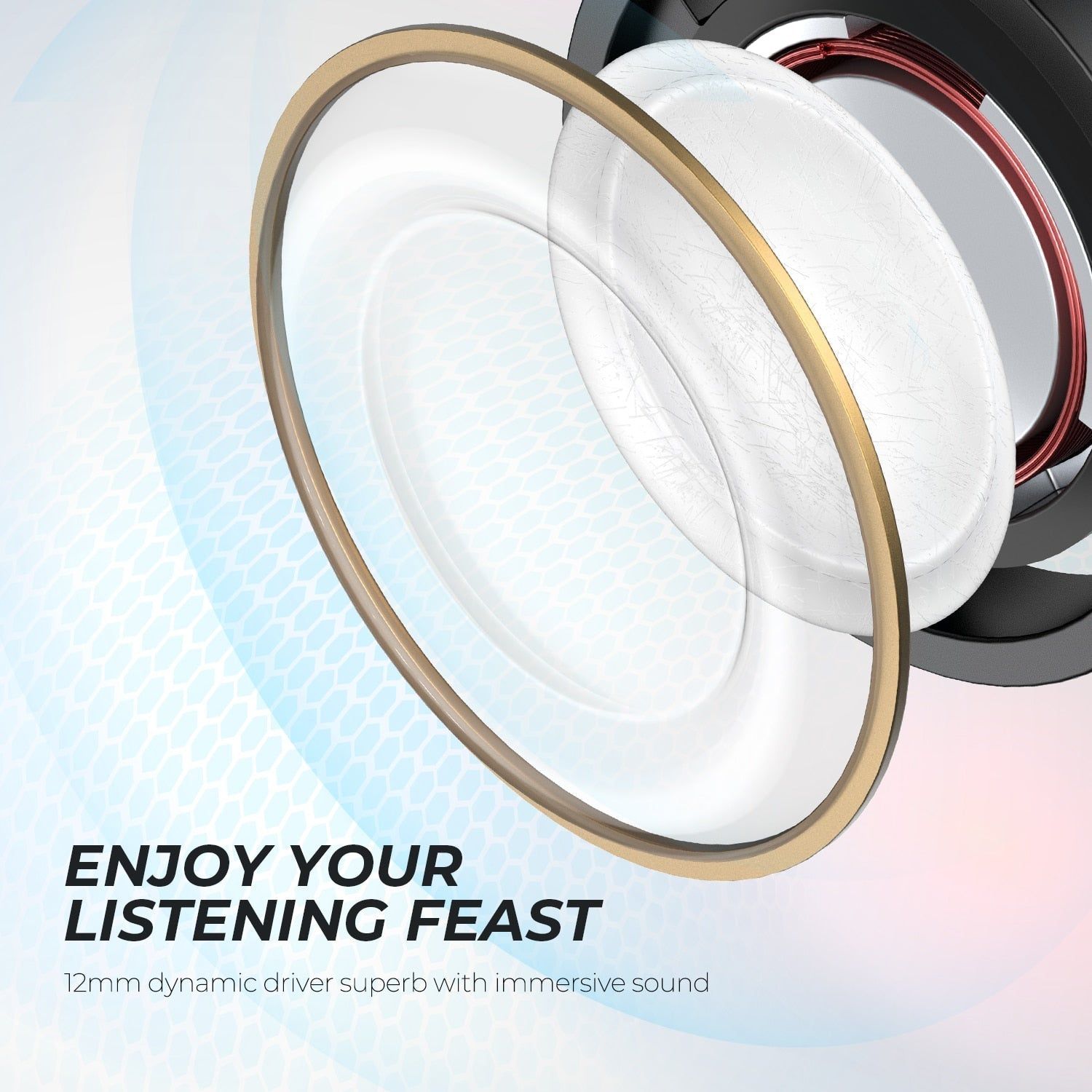 SoundPEATS T2 Earbuds With Hybrid Active Noise Cancelling | Hifi Media Store