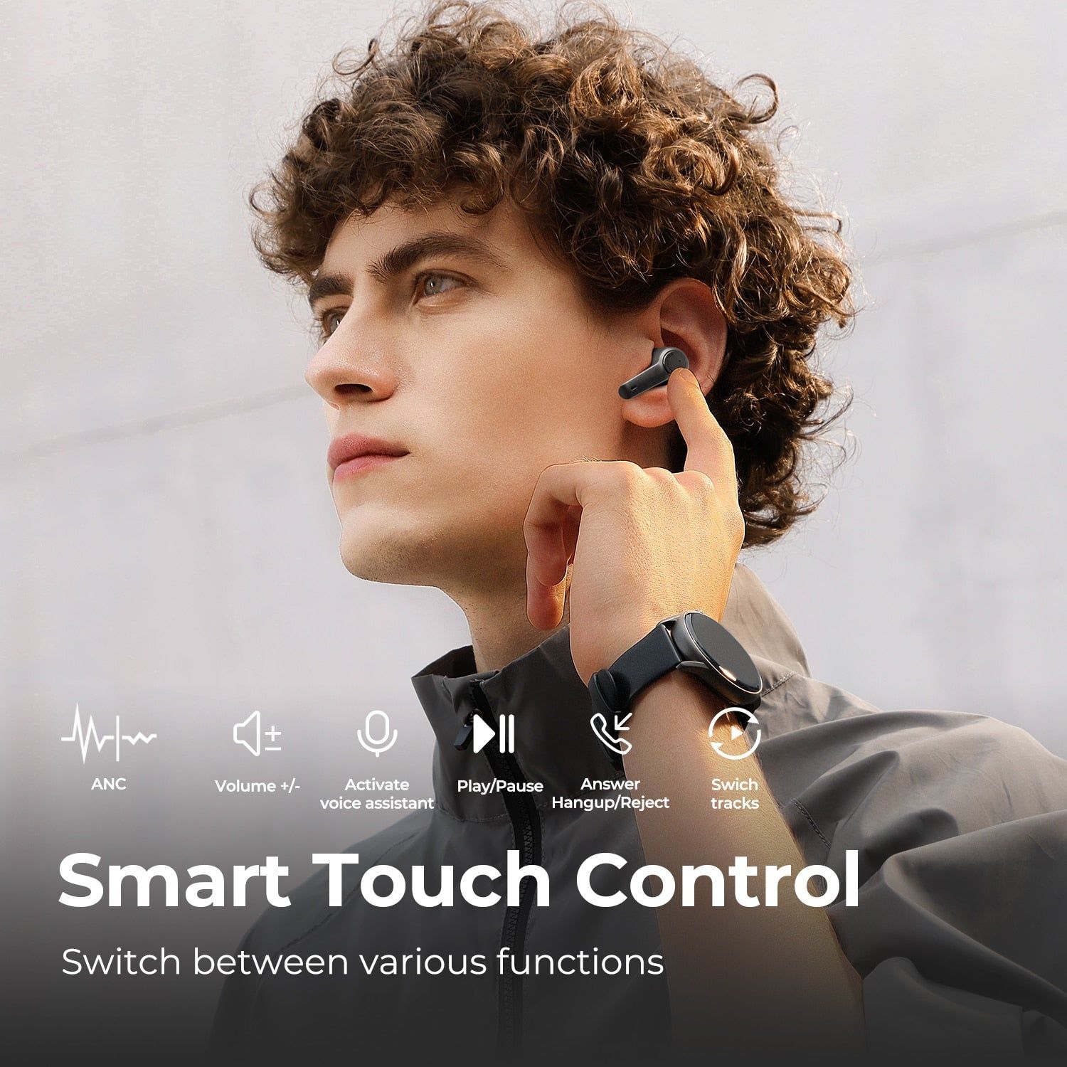 SoundPEATS T3 Wireless Earbuds With Active Noise Cancelling and AI ENC | Hifi Media Store