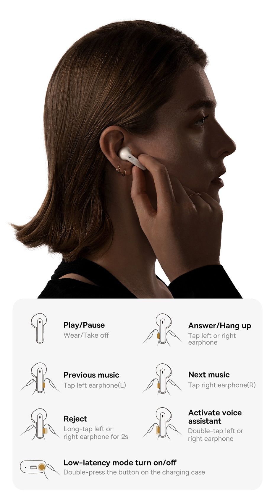 Storm3 ANC TWS Bluetooth Earbuds With 6-Mic ENC | Hifi Media Store