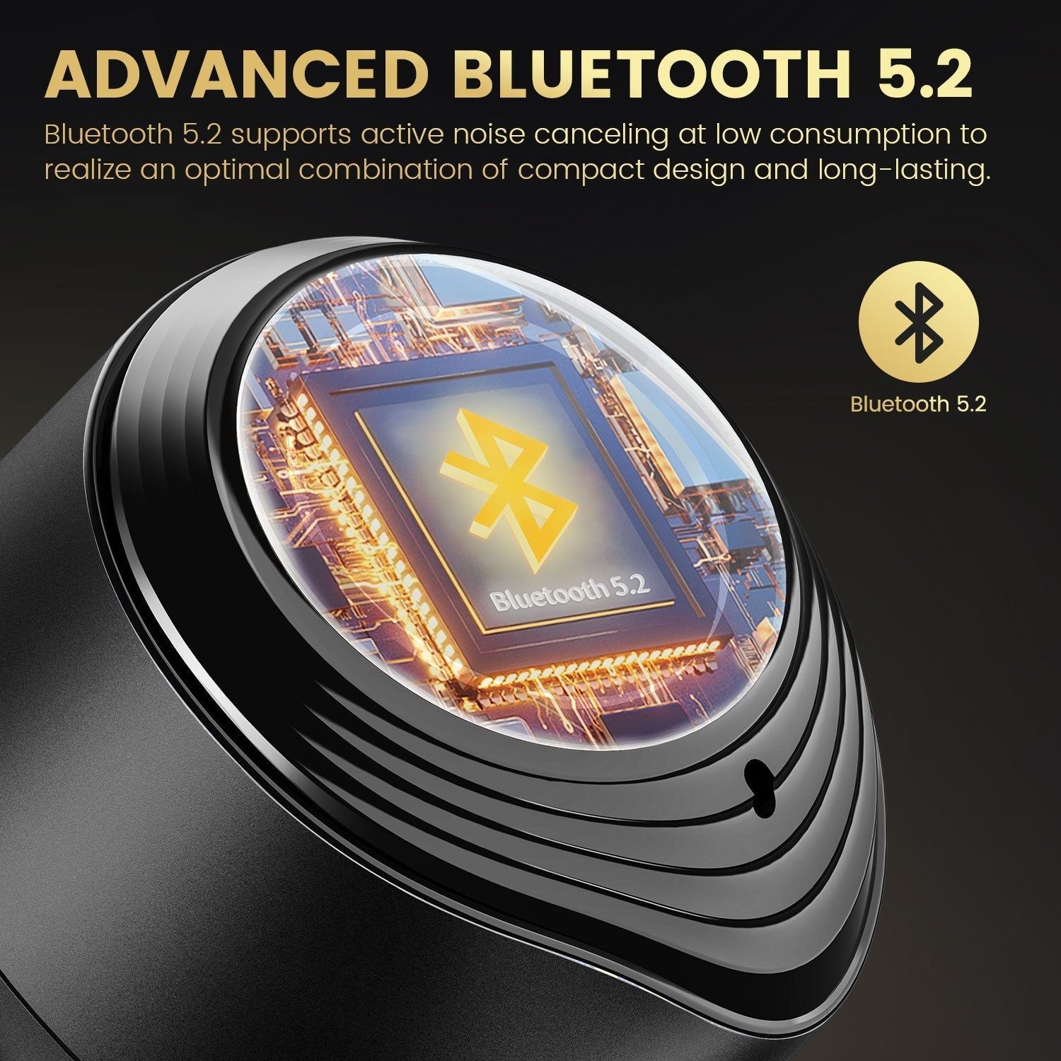 SuperEQ Q2 Pro ANC Bluetooth 5.2 Earphones 35dB Hybrid Active Noise Cancelling With Mic | Hifi Media Store