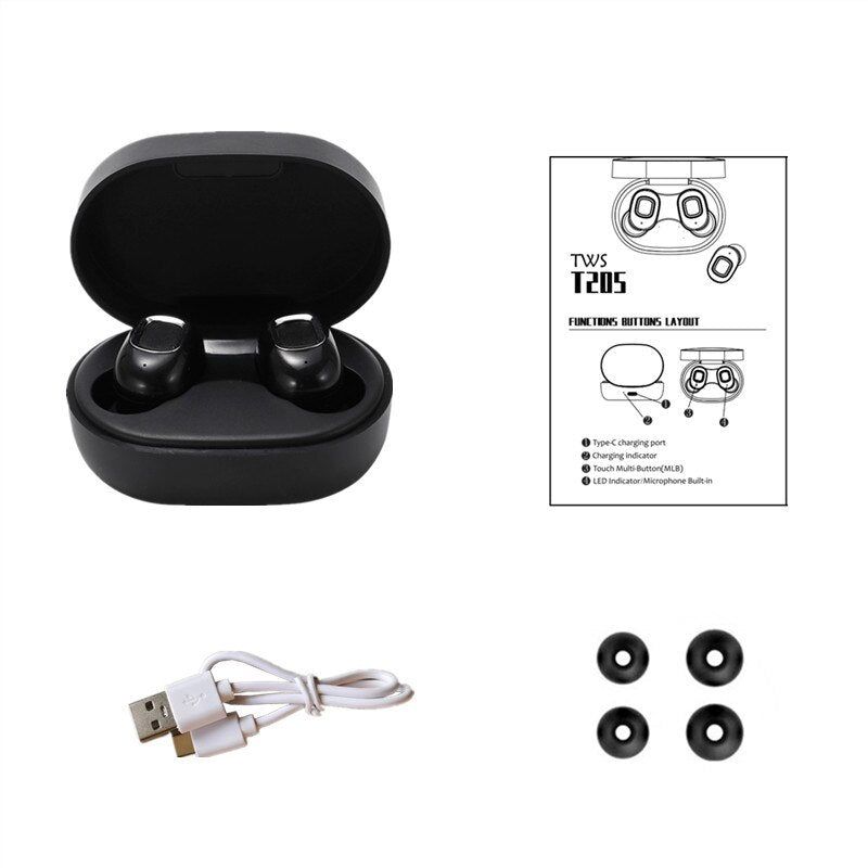 T205 TWS Bluetooth Earbuds | Hifi Media Store