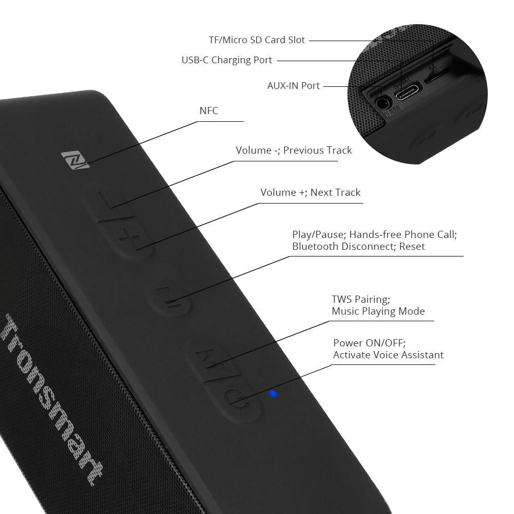 T2 Plus Portable Speaker | Hifi Media Store