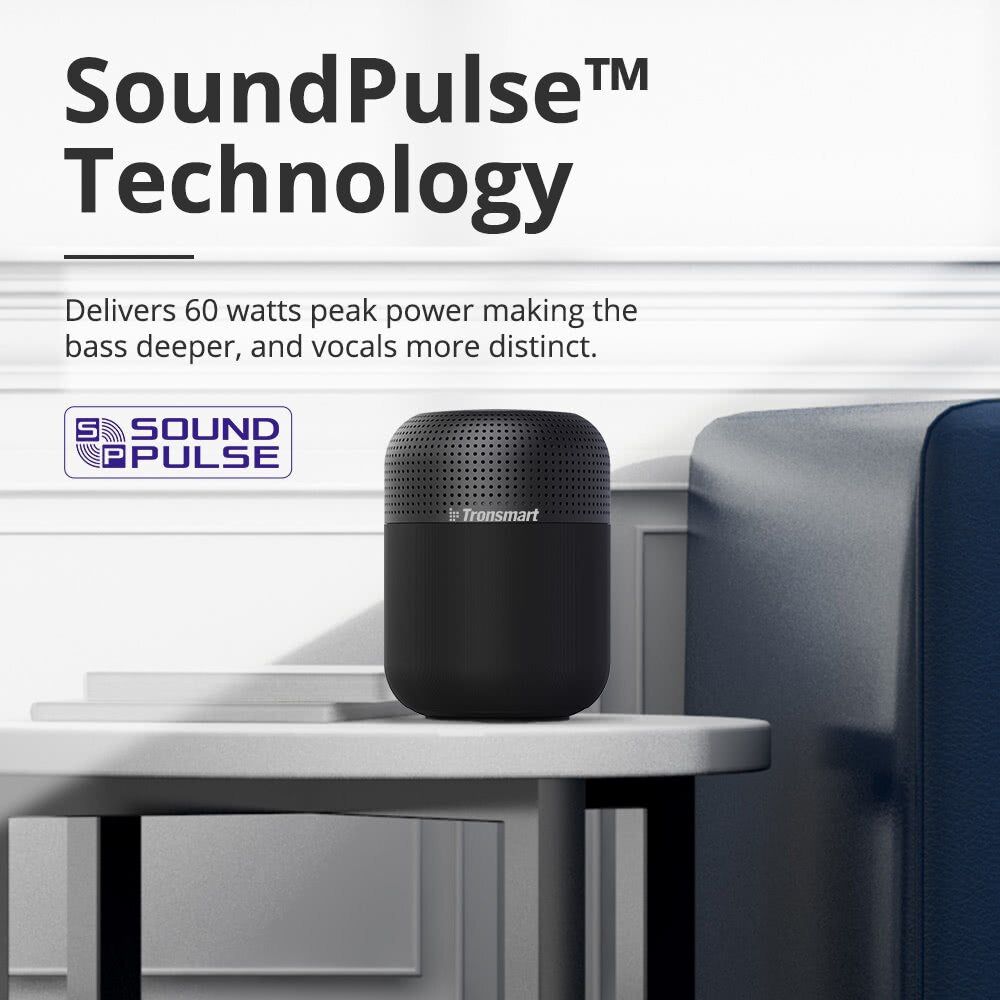 T6 Max Bluetooth Portable Speaker 60W with Deep Bass | Hifi Media Store