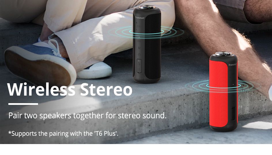 T6 Plus (Upgraded Edition) Bluetooth Portable Speaker 40W | Hifi Media Store