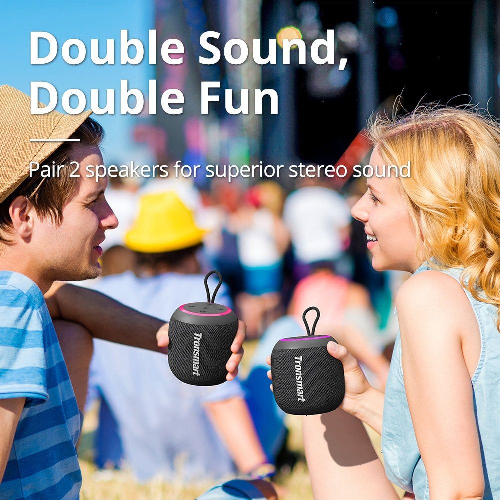 T7 Mini TWS Portable Speaker with LED Modes | Hifi Media Store