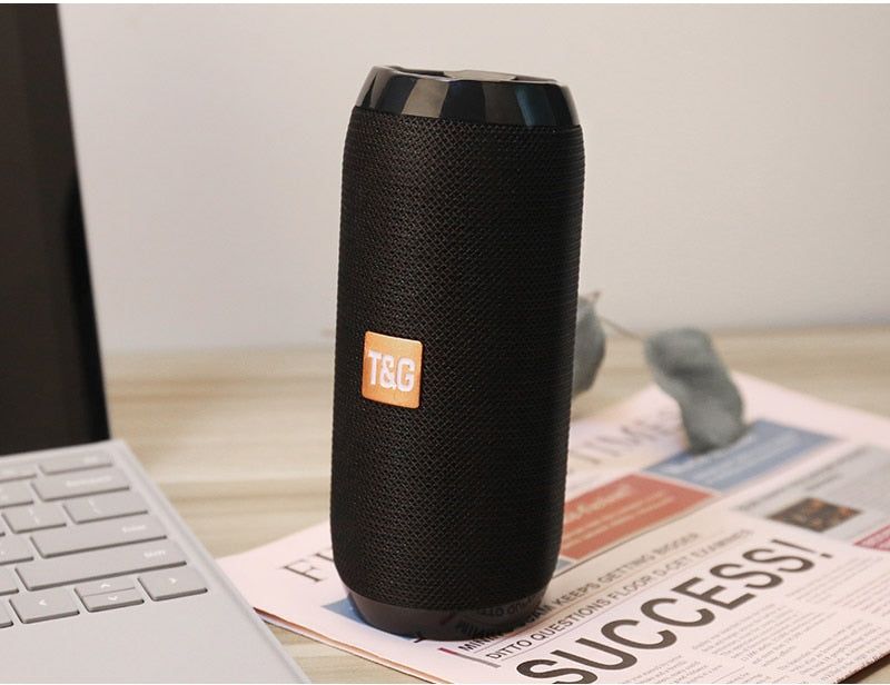 TG117 Wireless Portable Speaker With FM Radio Global black 1200mAh | Hifi Media Store