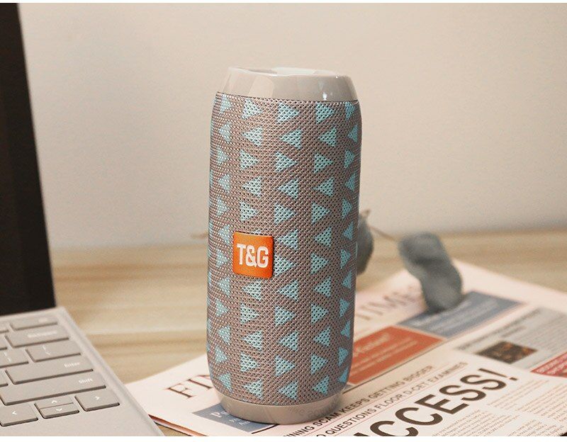 TG117 Wireless Portable Speaker With FM Radio Global Sky Blue 1200mAh | Hifi Media Store