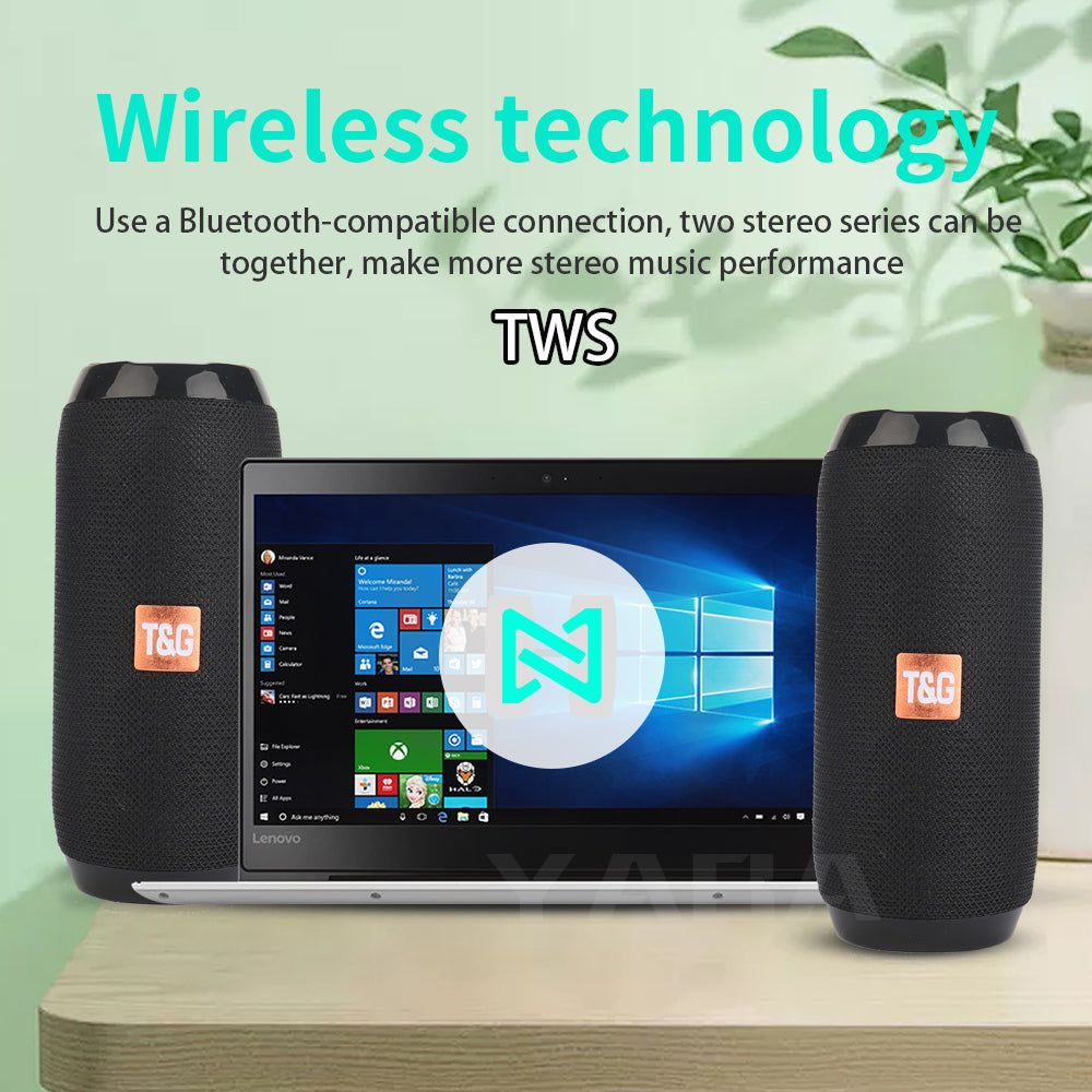 TG117 Wireless Portable Speaker With FM Radio | Hifi Media Store