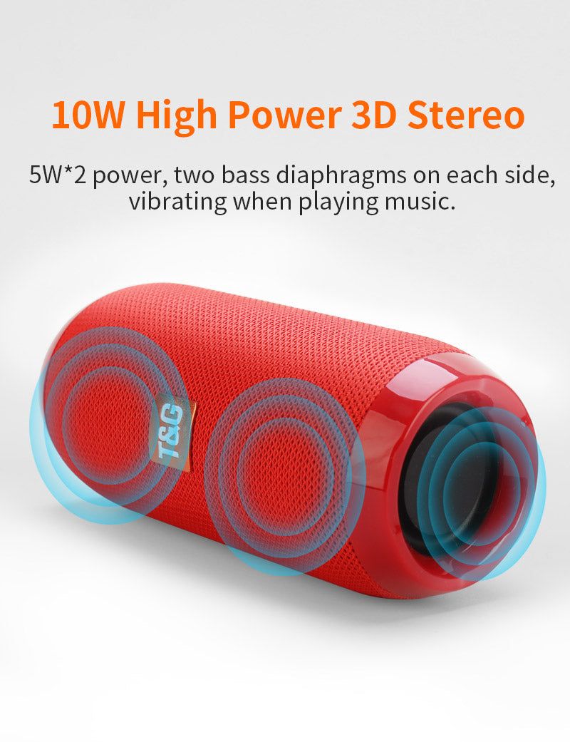 TG117 Wireless Portable Speaker With FM Radio | Hifi Media Store
