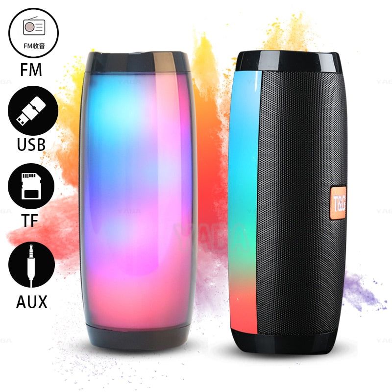 TG157 Portable Bluetooth Speaker With LED Lights | Hifi Media Store