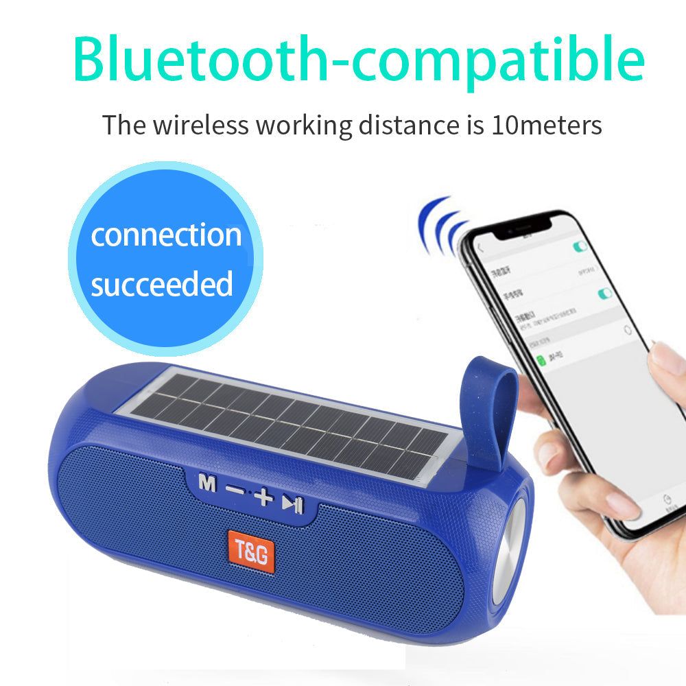 TG182 Portable Bluetooth Speaker With Solar Charging | Hifi Media Store