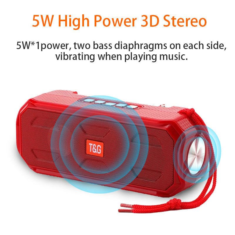 TG280 Bluetooth Portable Speaker with Solar Charging and Radio Receiver With Flashlight | Hifi Media Store