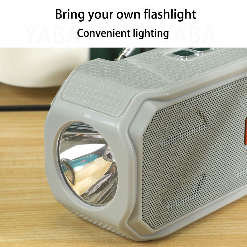 TG280 Bluetooth Portable Speaker with Solar Charging and Radio Receiver With Flashlight | Hifi Media Store