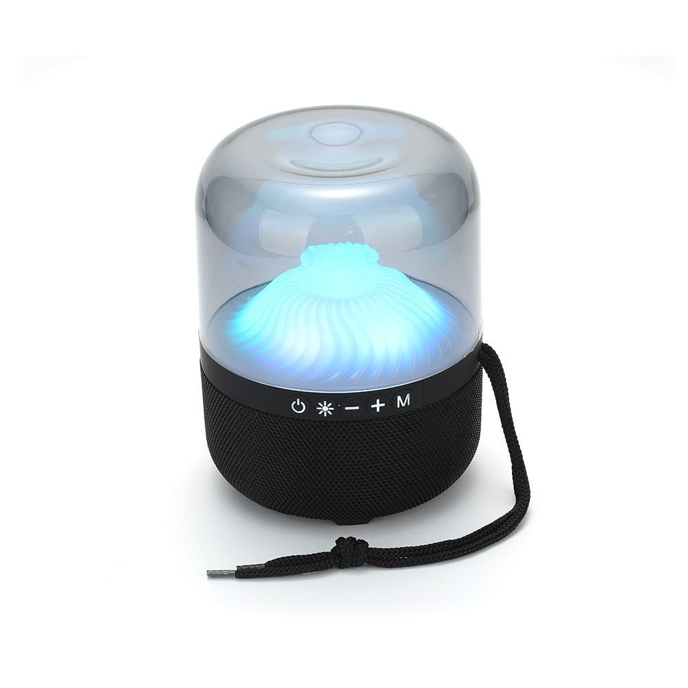 TG325 Wireless Portable Speaker With Color Light Black | Hifi Media Store