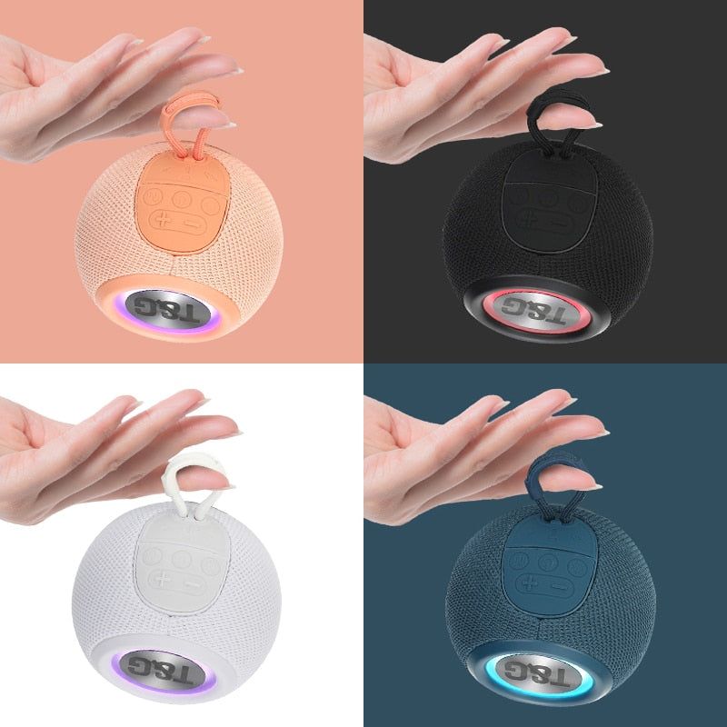 TG337 Mini Bluetooth Speaker with RGB Lights | Hifi Media Store