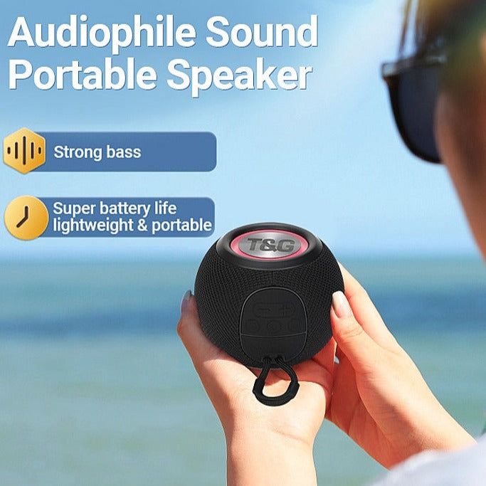 TG337 Mini Bluetooth Speaker with RGB Lights | Hifi Media Store