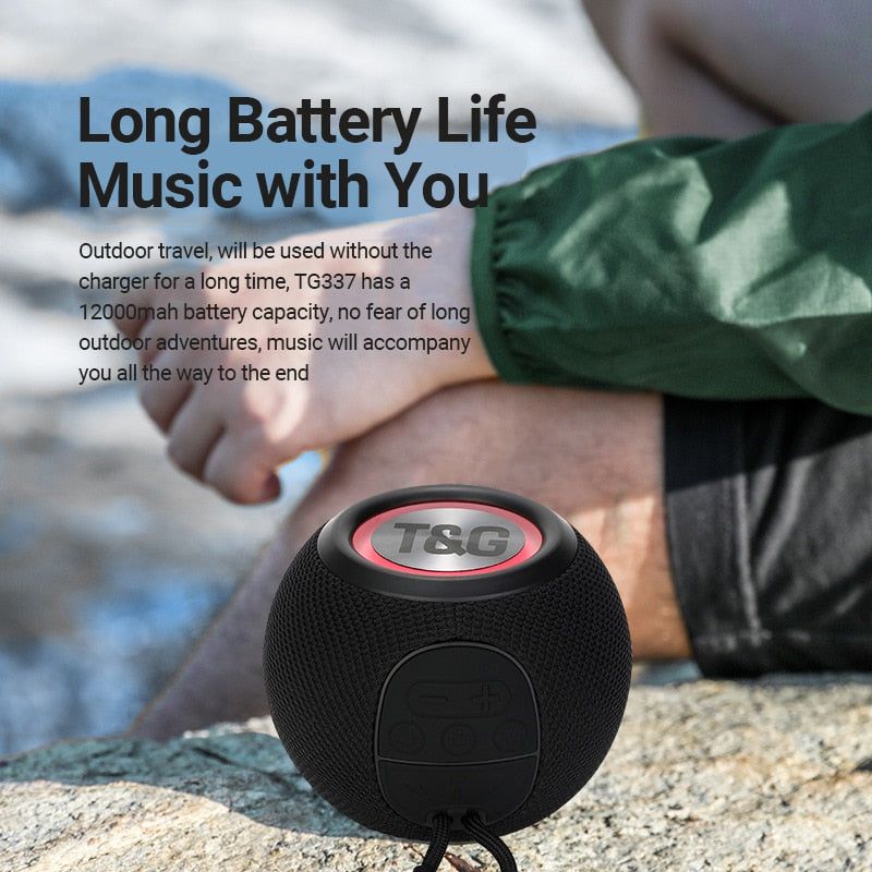 TG337 Mini Bluetooth Speaker with RGB Lights | Hifi Media Store