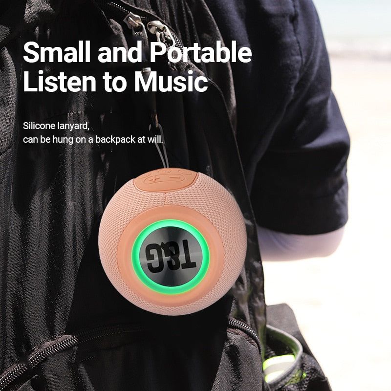 TG337 Mini Bluetooth Speaker with RGB Lights | Hifi Media Store