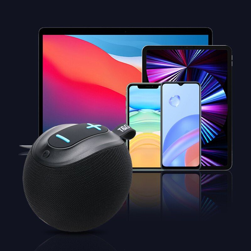 TG623 Portable Round Bluetooth Speaker | Hifi Media Store