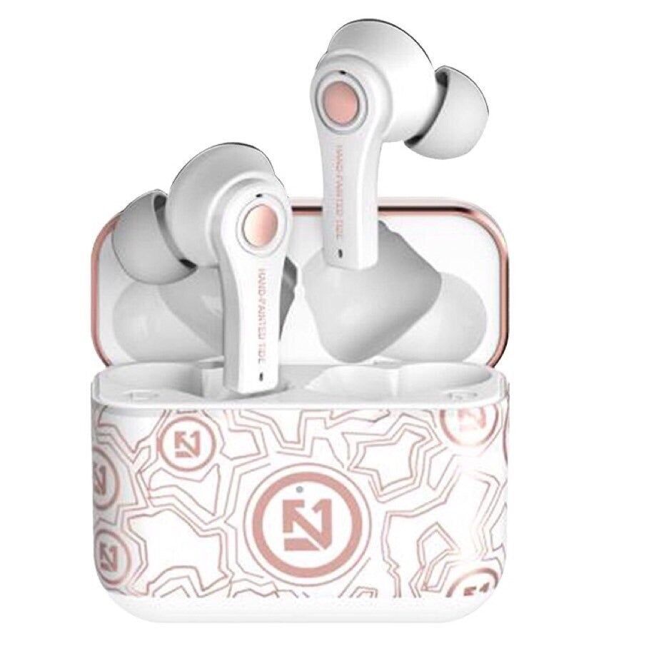 TS-100 Auriculares Intraurales TWS Dorado-Blanco Global | Hifi Media Store