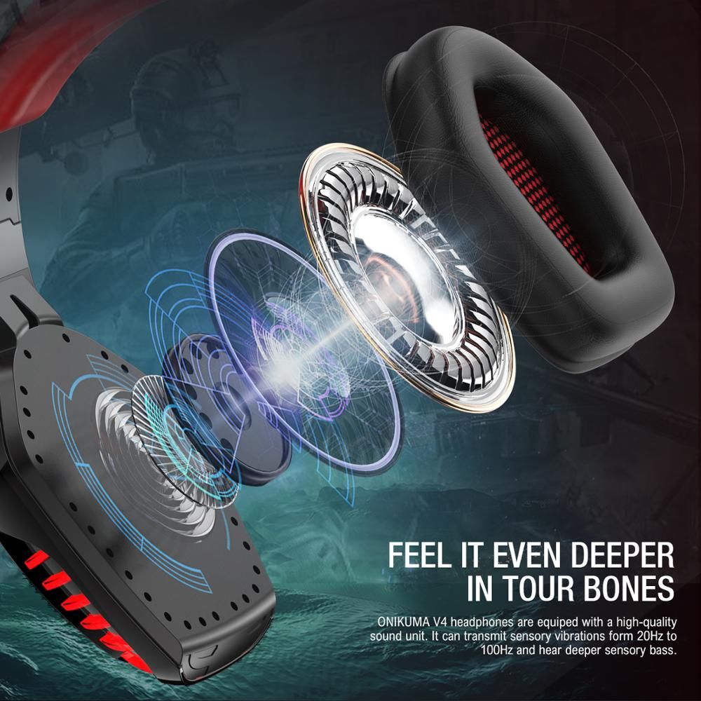 V6 Gaming Headset with Noise Cancelling and LED Lights | Hifi Media Store