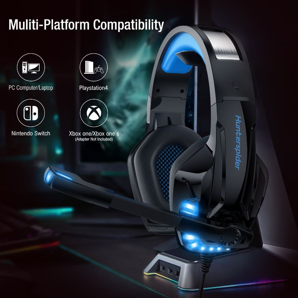 V6 Gaming Headset with Noise Cancelling and LED Lights | Hifi Media Store