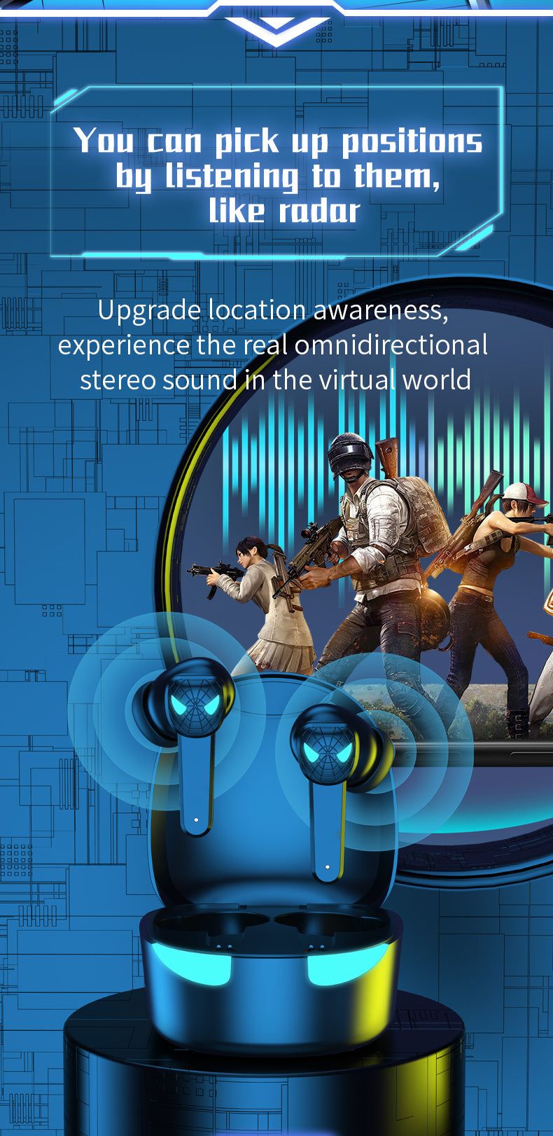 VG10 TWS Gaming Earbuds | Hifi Media Store