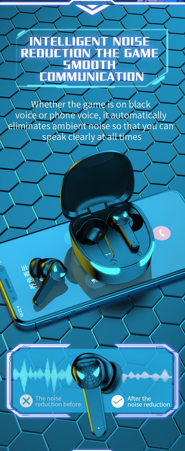 VG10 TWS Gaming Earbuds | Hifi Media Store