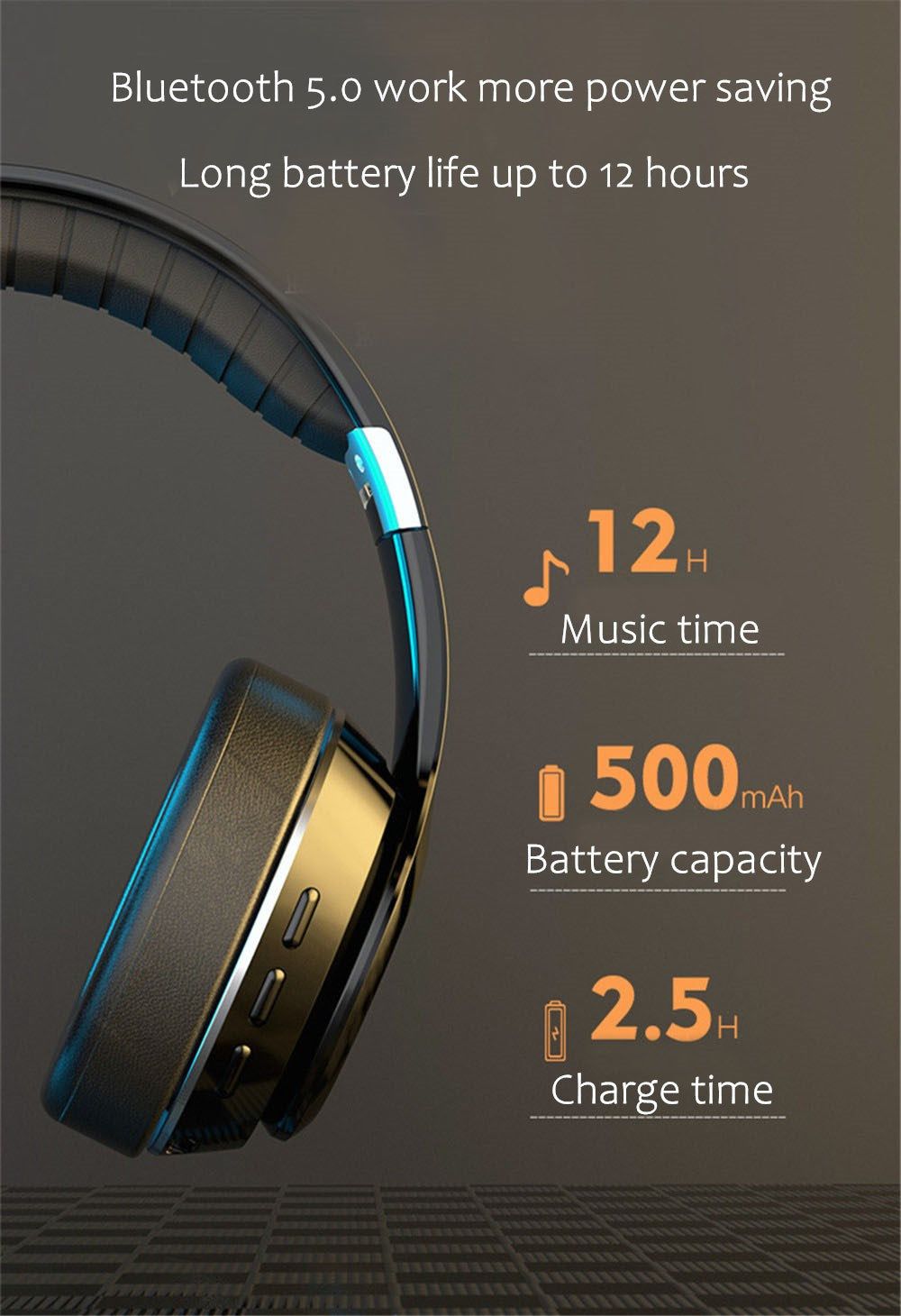 VJ320 Wireless Headphones With Bluetooth Adaptor | Hifi Media Store