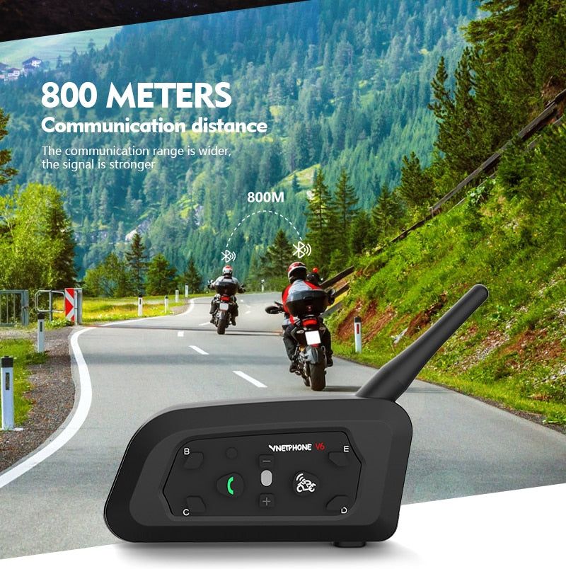 Vnetphone V6 Intercomunicador para Moto | Hifi Media Store