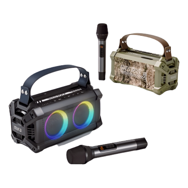 WildRock Portable Karaoke Speaker with Wireless Microphone | Hifi Media Store