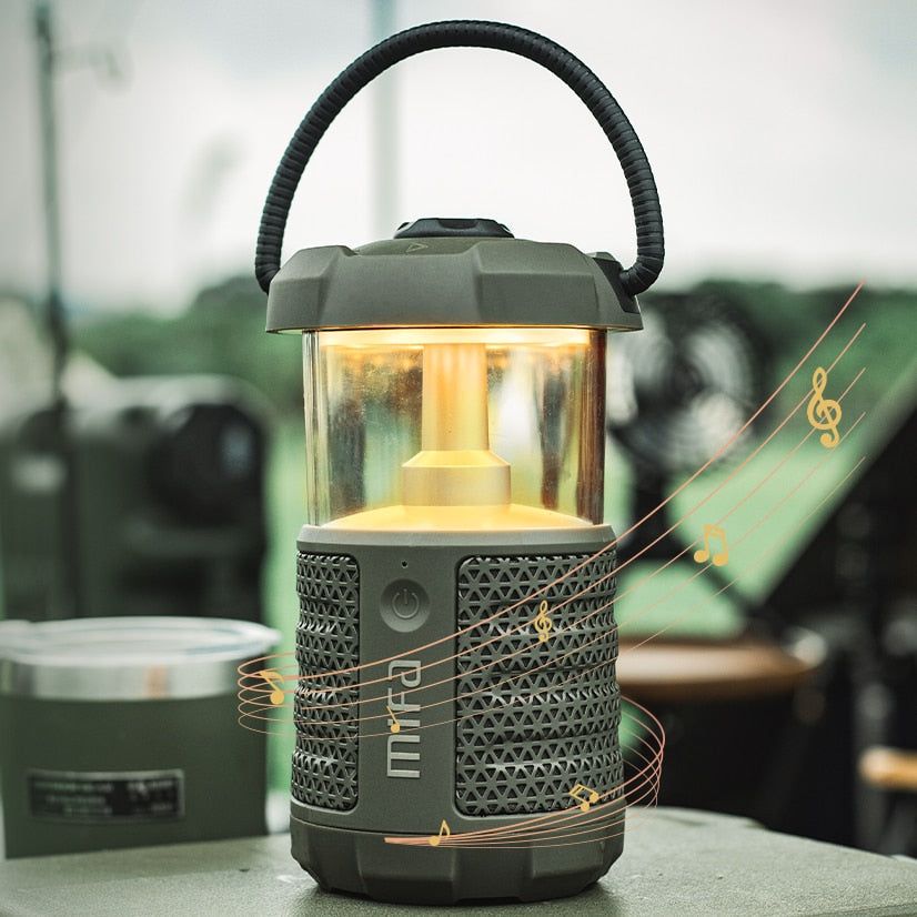 Wild Camping - Altavoz Bluetooth con Linterna. Sonido 360° y Luz 360°. | Hifi Media Store