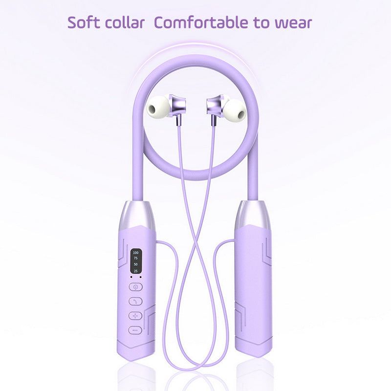 Wireless Earbuds with Neckband and LED Display for Sport | Hifi Media Store