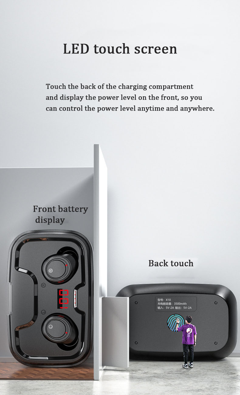 X10 Auriculares Bluetooth TWS | Hifi Media Store