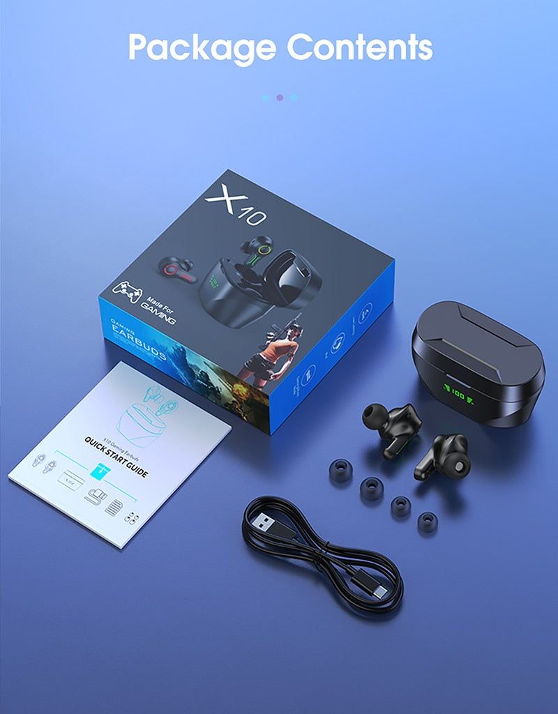 X10 Gaming Earbuds with ANC | Hifi Media Store