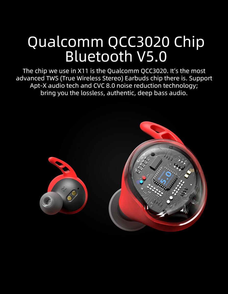 X11 TWS Earbuds with CVC 8.0 Noise Reduction | Hifi Media Store
