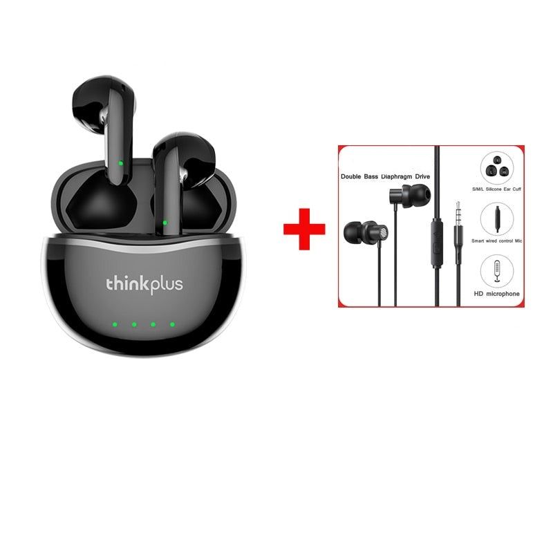 X16 Wireless Earbuds With Dual HD Microphone X16 Black add TW13 | Hifi Media Store