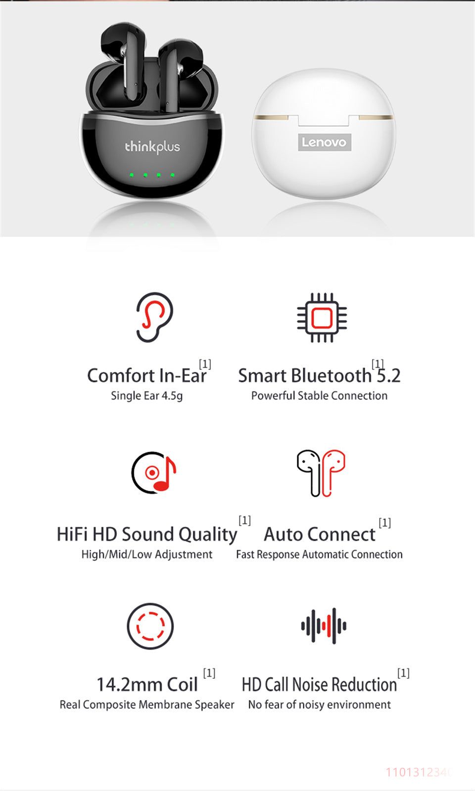 X16 Wireless Earbuds With Dual HD Microphone | Hifi Media Store