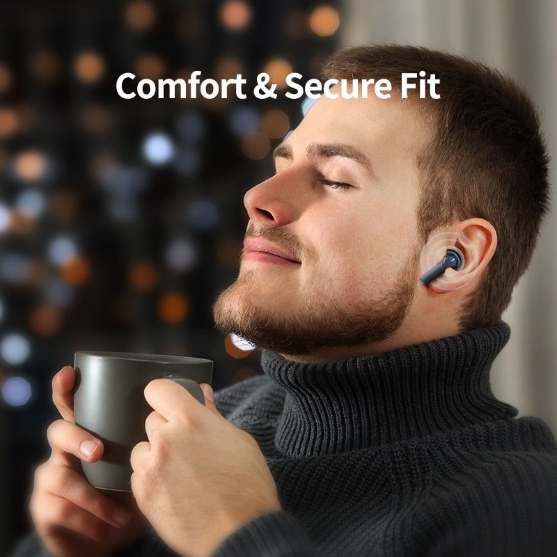 X180 Bluetooth Earbuds with 4-Mics ENC Call Noise Cancelling | Hifi Media Store