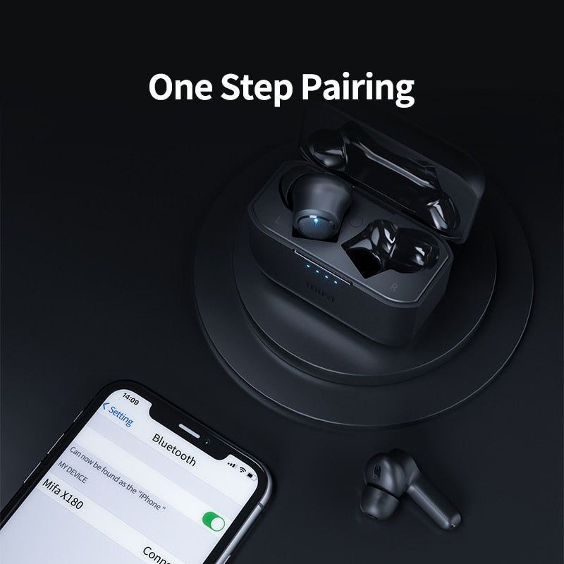 X180 Bluetooth Earbuds with 4-Mics ENC Call Noise Cancelling | Hifi Media Store