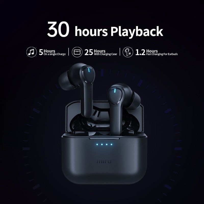 X180 Bluetooth Earbuds with 4-Mics ENC Call Noise Cancelling | Hifi Media Store