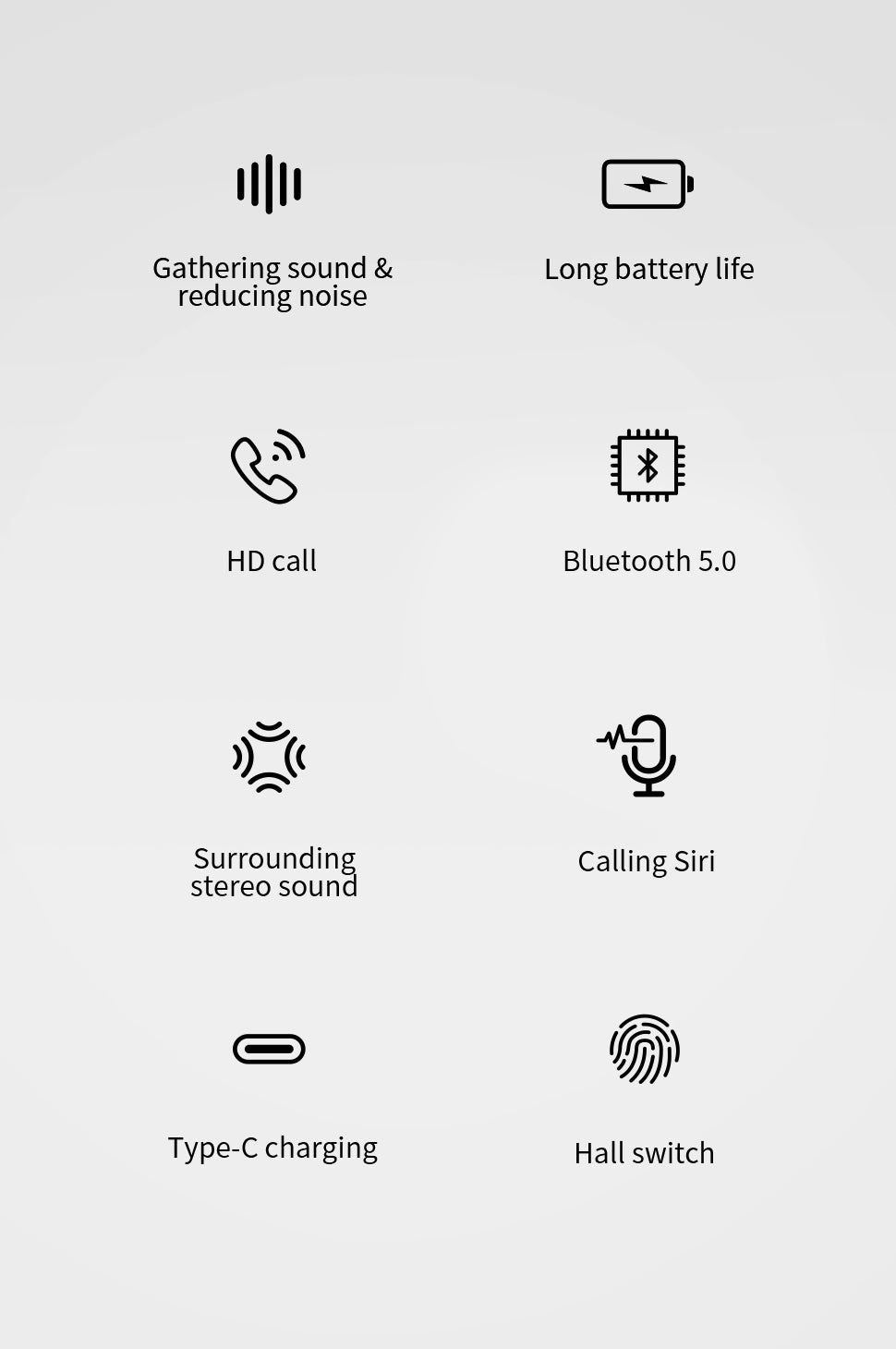 X180 Bluetooth Earbuds with 4-Mics ENC Call Noise Cancelling | Hifi Media Store