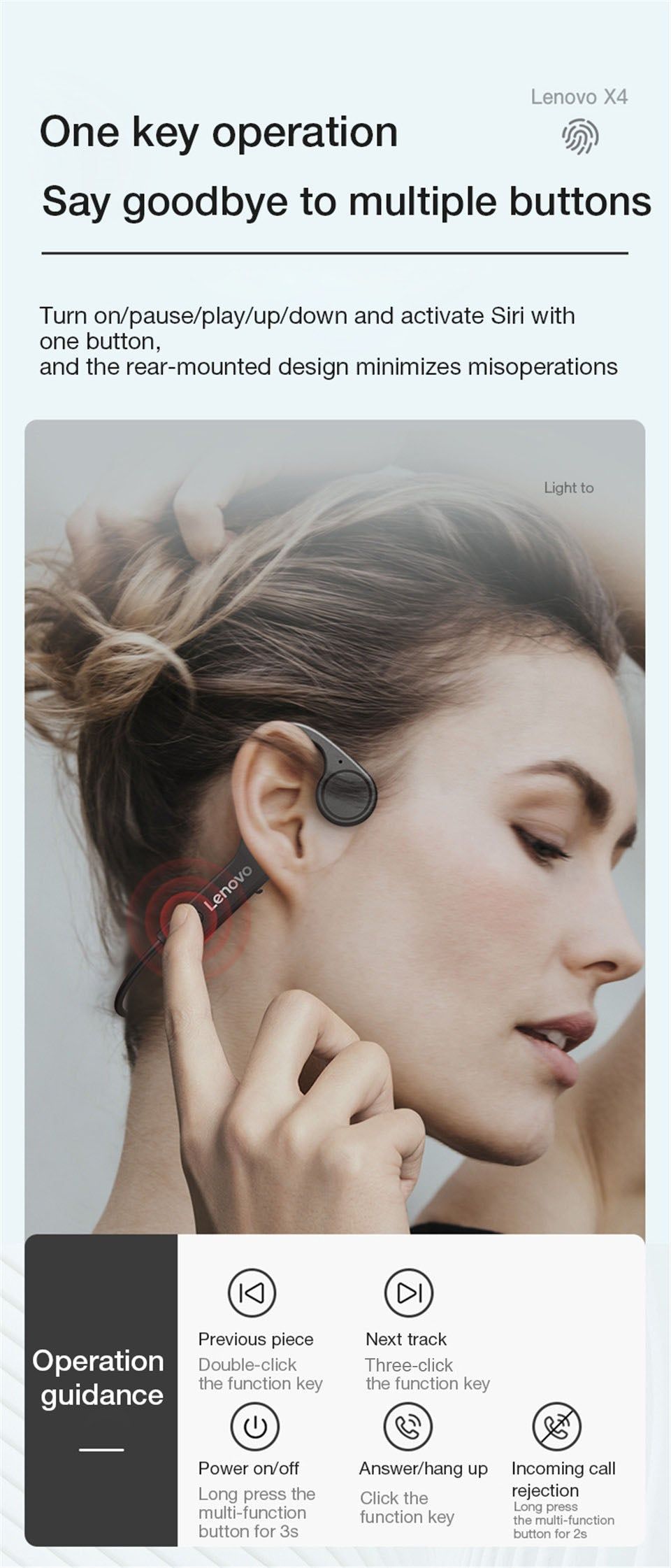 X4 Bone Conduction Bluetooth Earphone | Hifi Media Store
