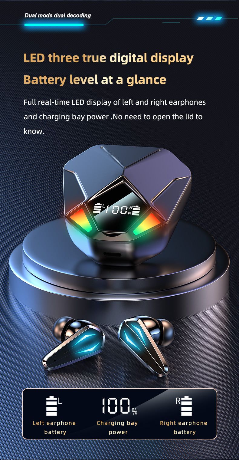 X6 Bluetooth Gaming Earbuds With CVC8.0 Noise Reduction | Hifi Media Store