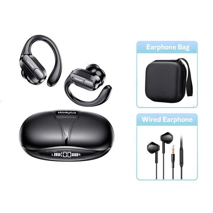 XT80 Bluetooth Earbuds with Earhooks Black with XF06 Case Global | Hifi Media Store