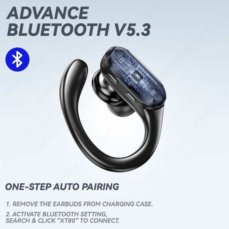 XT80 Bluetooth Earbuds with Earhooks | Hifi Media Store