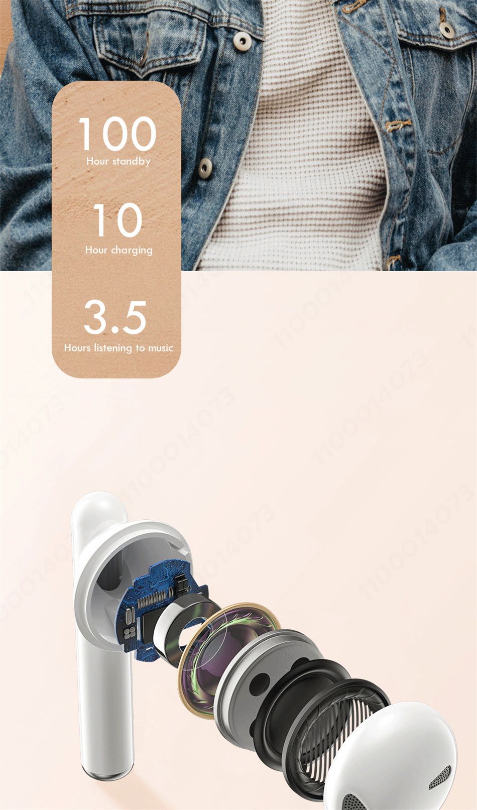 XT83 TWS Earbuds With Passive Noise Reduction | Hifi Media Store